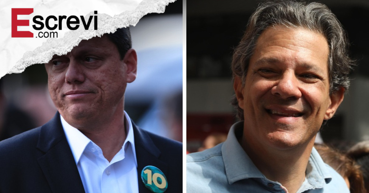 Gerp: Tarcísio lidera disputa pelo Governo de SP com 51%; Haddad tem 35% imagem principal