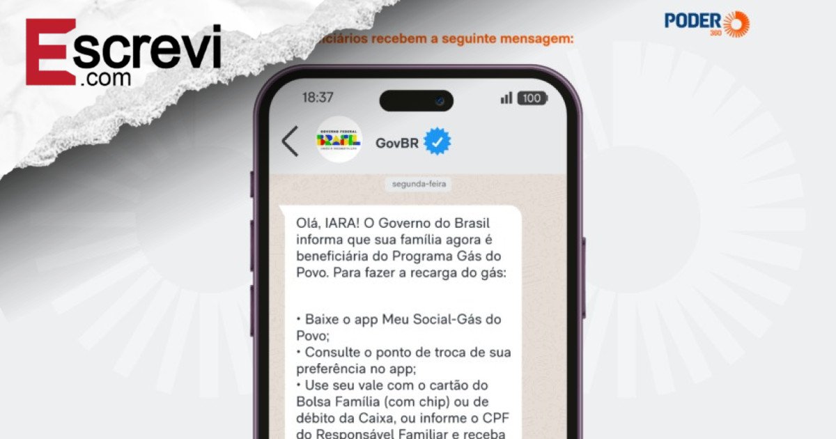 Governo manda Zap para 8 mi retirarem botijão do Gás do Povo imagem principal