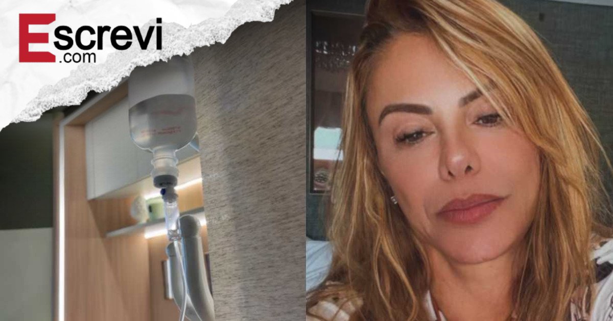 Grave? Poliana Rocha surge recebendo soro na veia e revela problema de saúde imagem principal