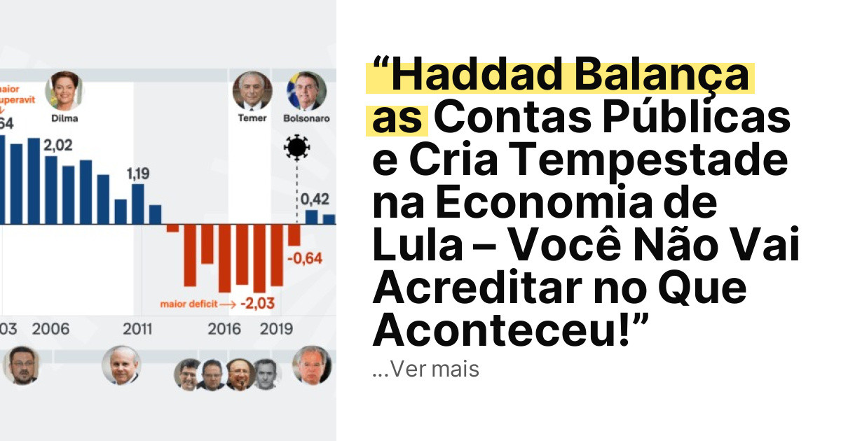 “Haddad Balança as Contas Públicas e Cria Tempestade na Economia de Lula – Você Não Vai Acreditar no Que Aconteceu!” imagem principal
