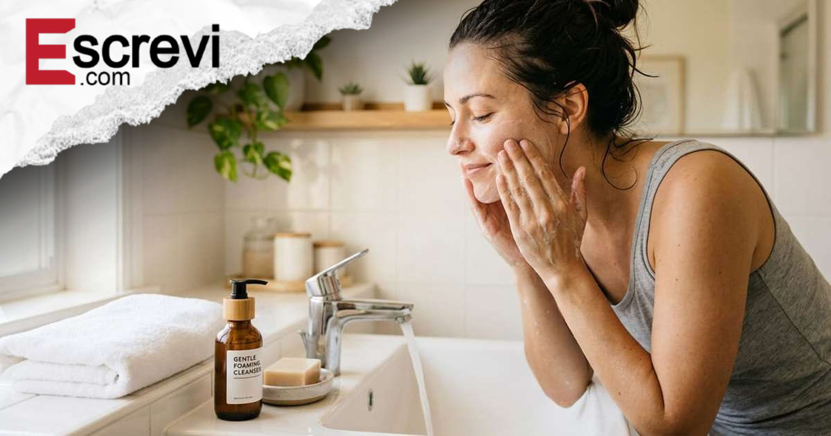 Higiene da pele madura: 5 hábitos simples que deixam o rosto mais limpo sem ressecar imagem principal