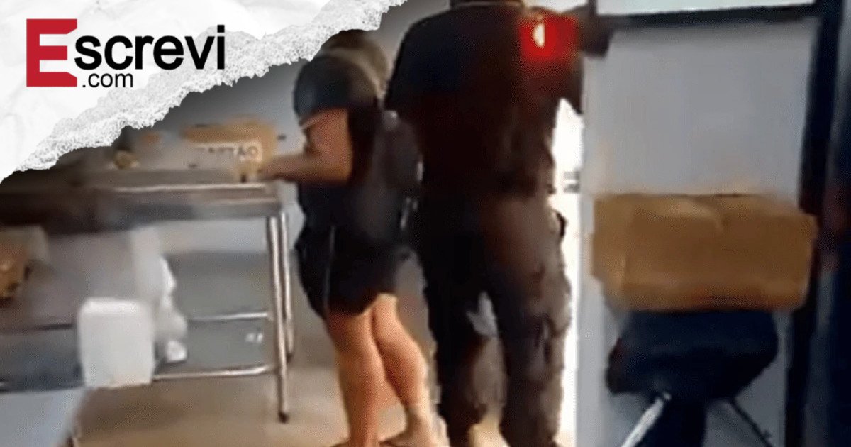 Homem confunde saída e apanha de vigilante em restaurante comunitário do DF. Veja vídeo imagem principal