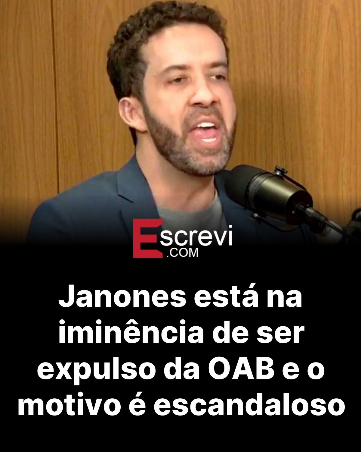 Janones está na iminência de ser expulso da OAB e o motivo é escandaloso card preto