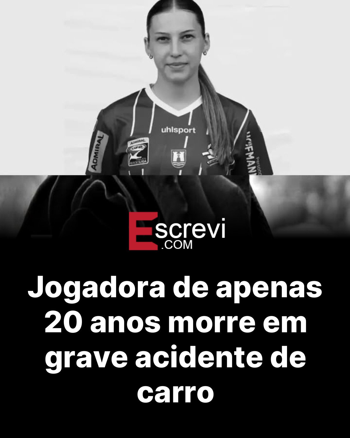 Jogadora de apenas 20 anos morre em grave acidente de carro card preto