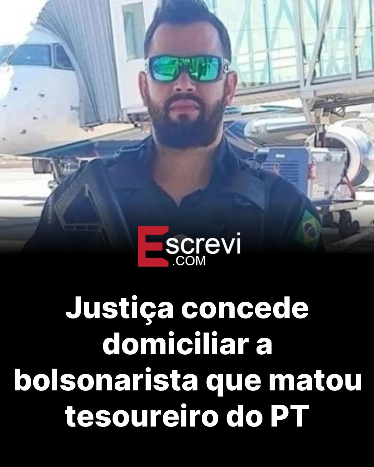 Justiça concede domiciliar a bolsonarista que matou tesoureiro do PT card preto