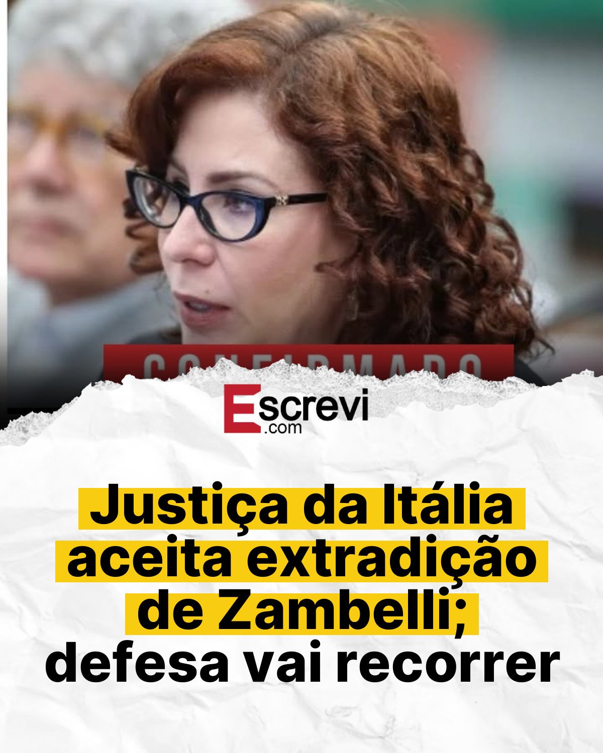 Justiça da Itália aceita extradição de Zambelli; defesa vai recorrer card branco