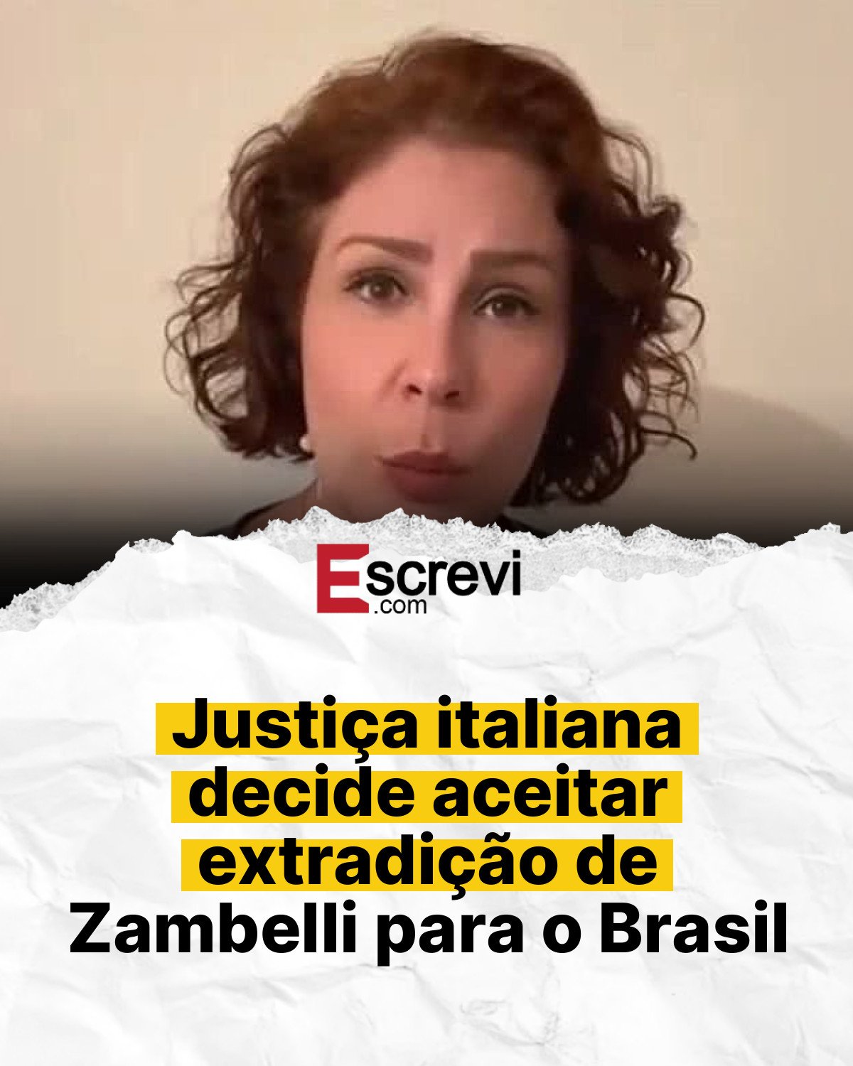 Justiça italiana decide aceitar extradição de Zambelli para o Brasil card branco