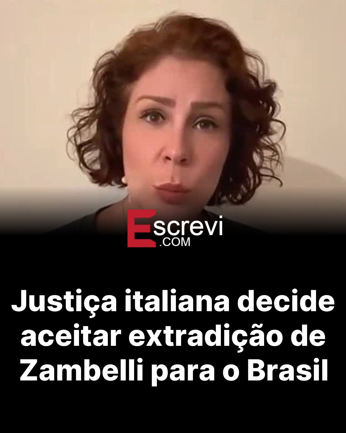 Justiça italiana decide aceitar extradição de Zambelli para o Brasil card preto