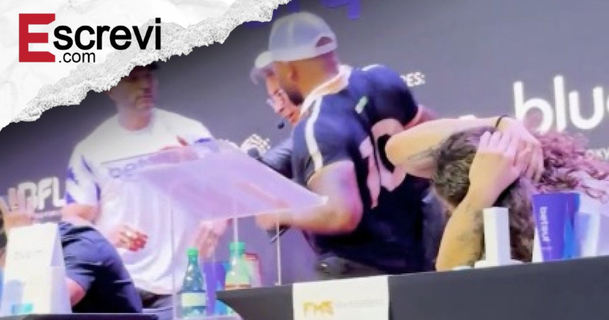 Kleber Bambam confronta Davi Brito em coletiva e ex-BBBs partem para briga imagem principal