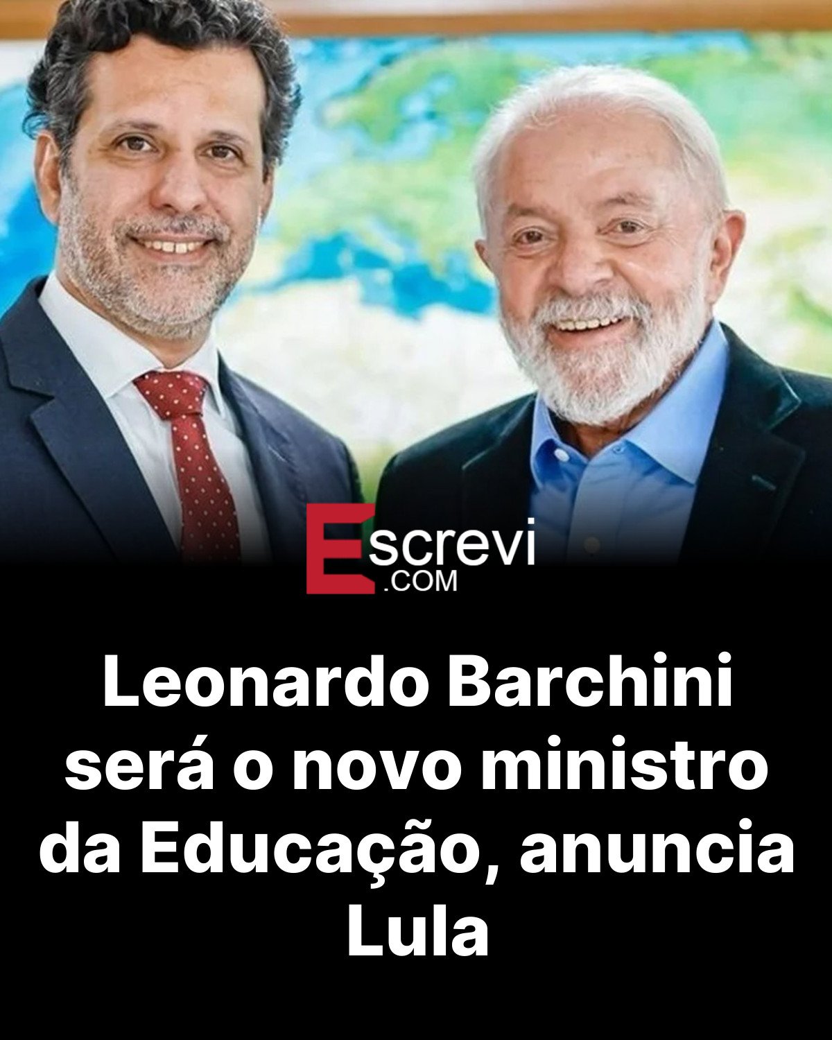 Leonardo Barchini será o novo ministro da Educação, anuncia Lula card preto