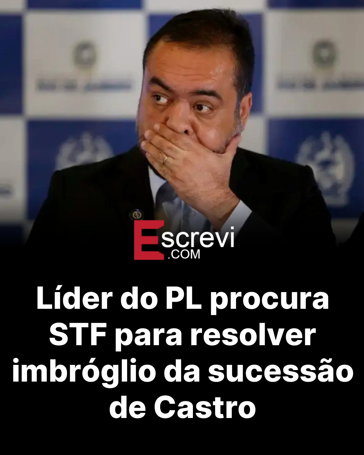 Líder do PL procura STF para resolver imbróglio da sucessão de Castro card preto