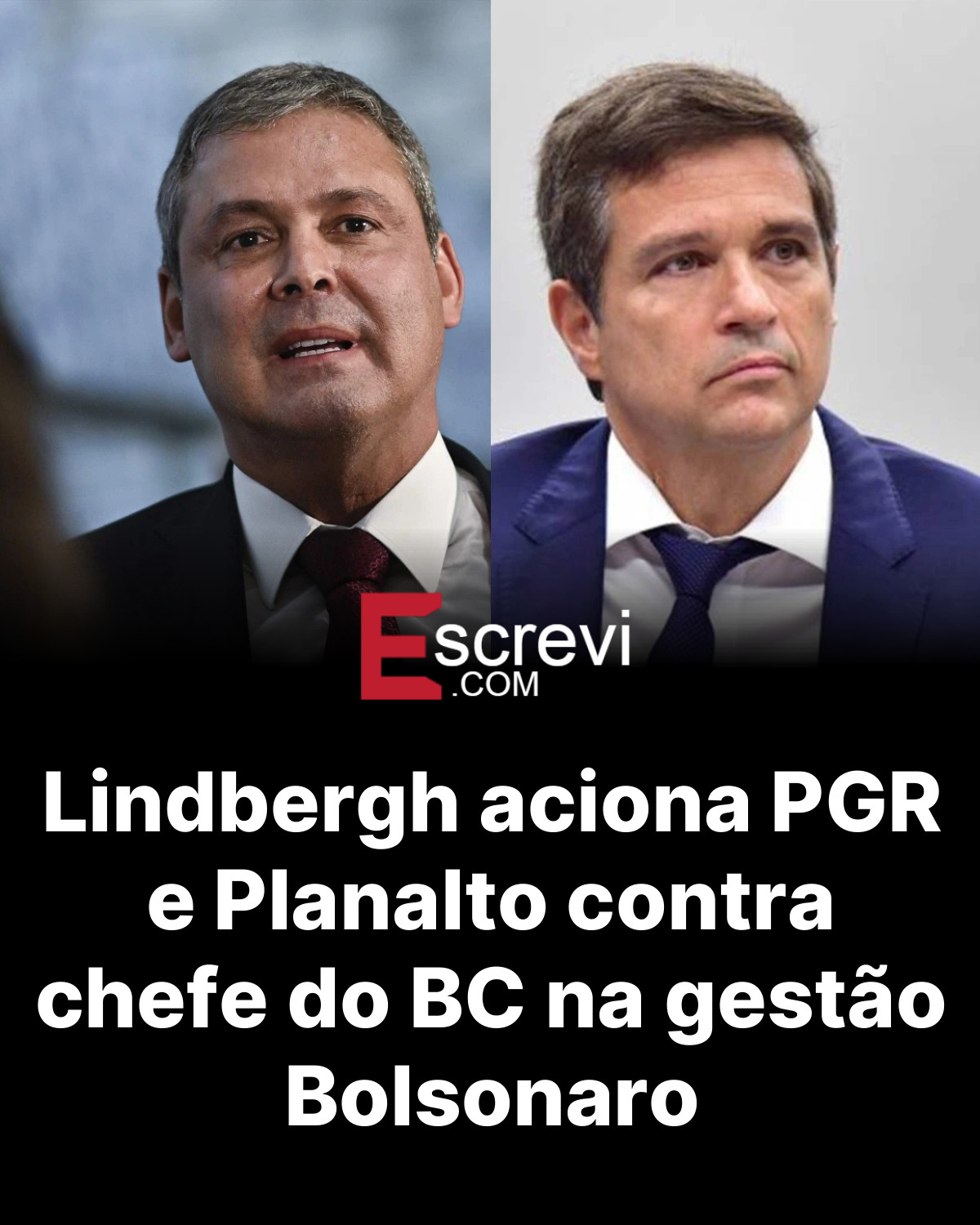Lindbergh aciona PGR e Planalto contra chefe do BC na gestão Bolsonaro card preto