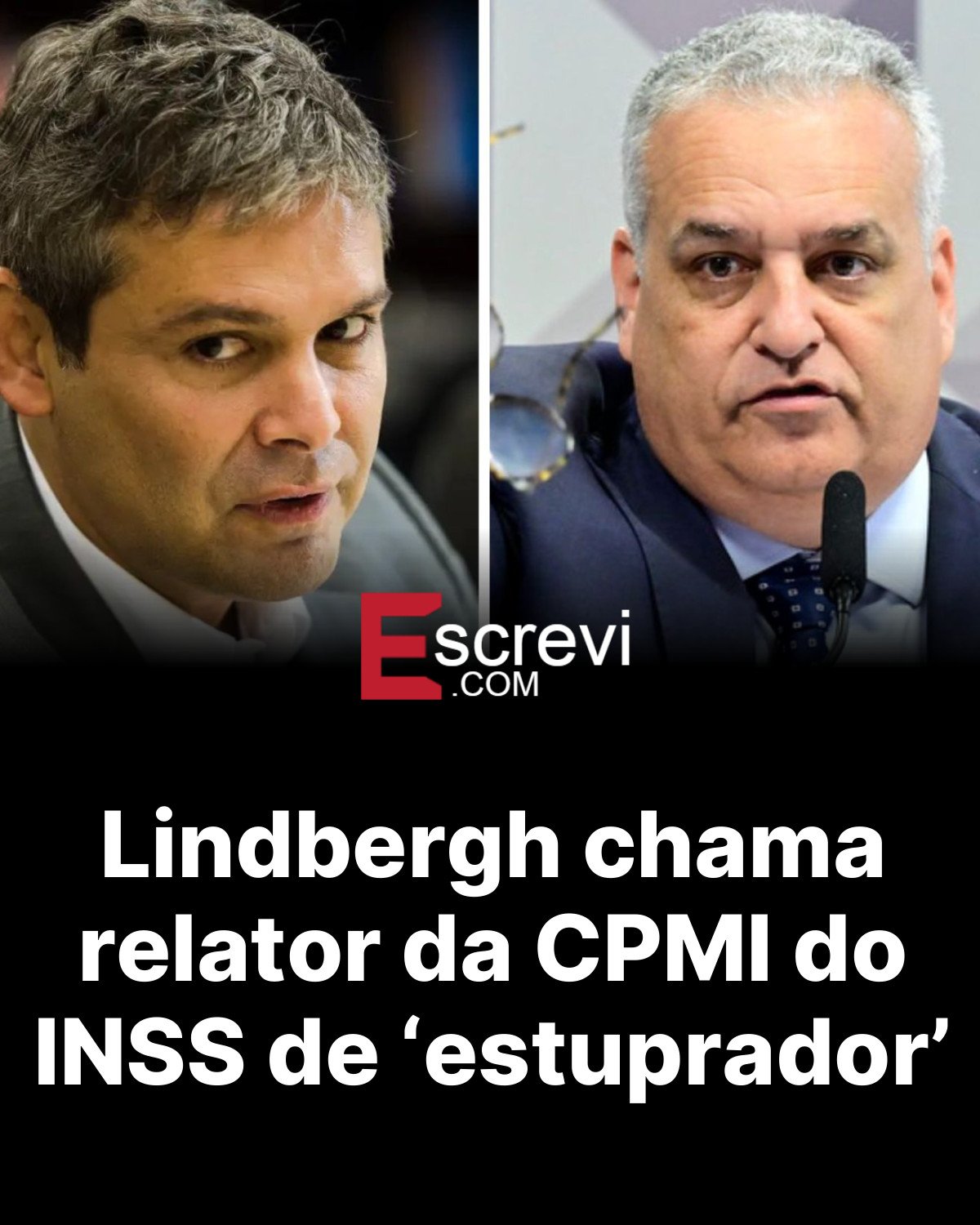 Lindbergh chama relator da CPMI do INSS de ‘estuprador’ card preto
