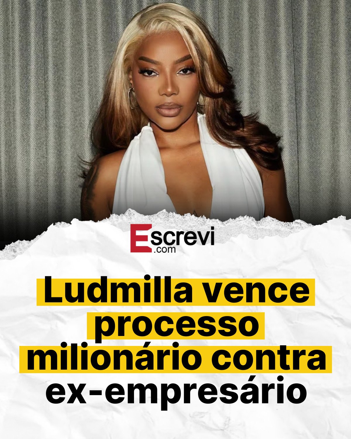 Ludmilla vence processo milionário contra ex-empresário card branco