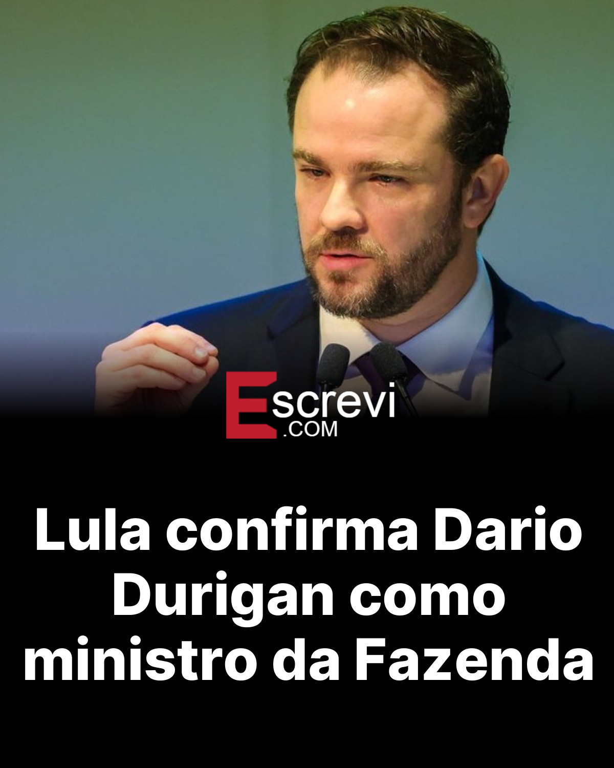 Lula confirma Dario Durigan como ministro da Fazenda card preto