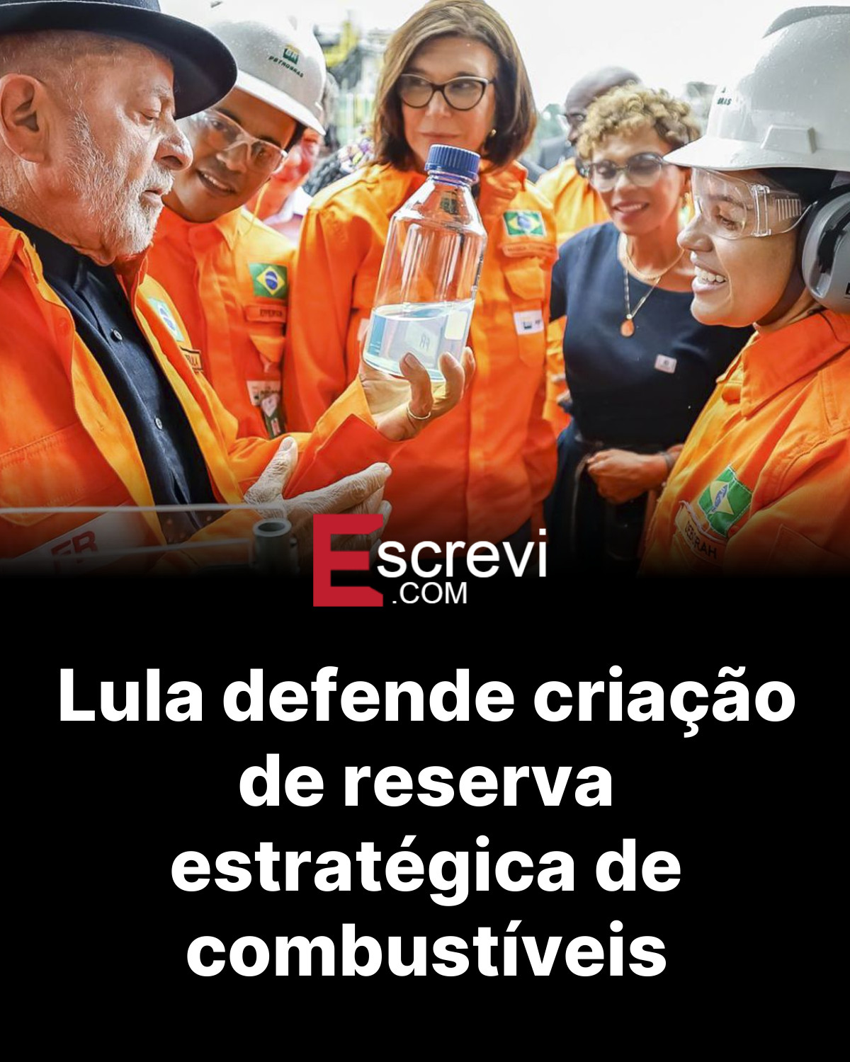 Lula defende criação de reserva estratégica de combustíveis card preto