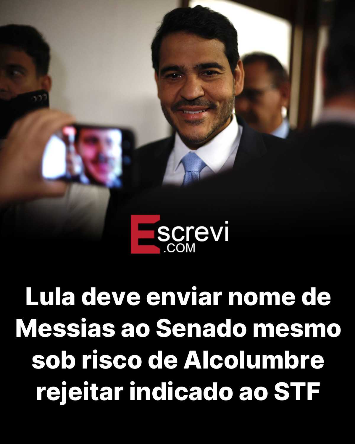 Lula deve enviar nome de Messias ao Senado mesmo sob risco de Alcolumbre rejeitar indicado ao STF card preto