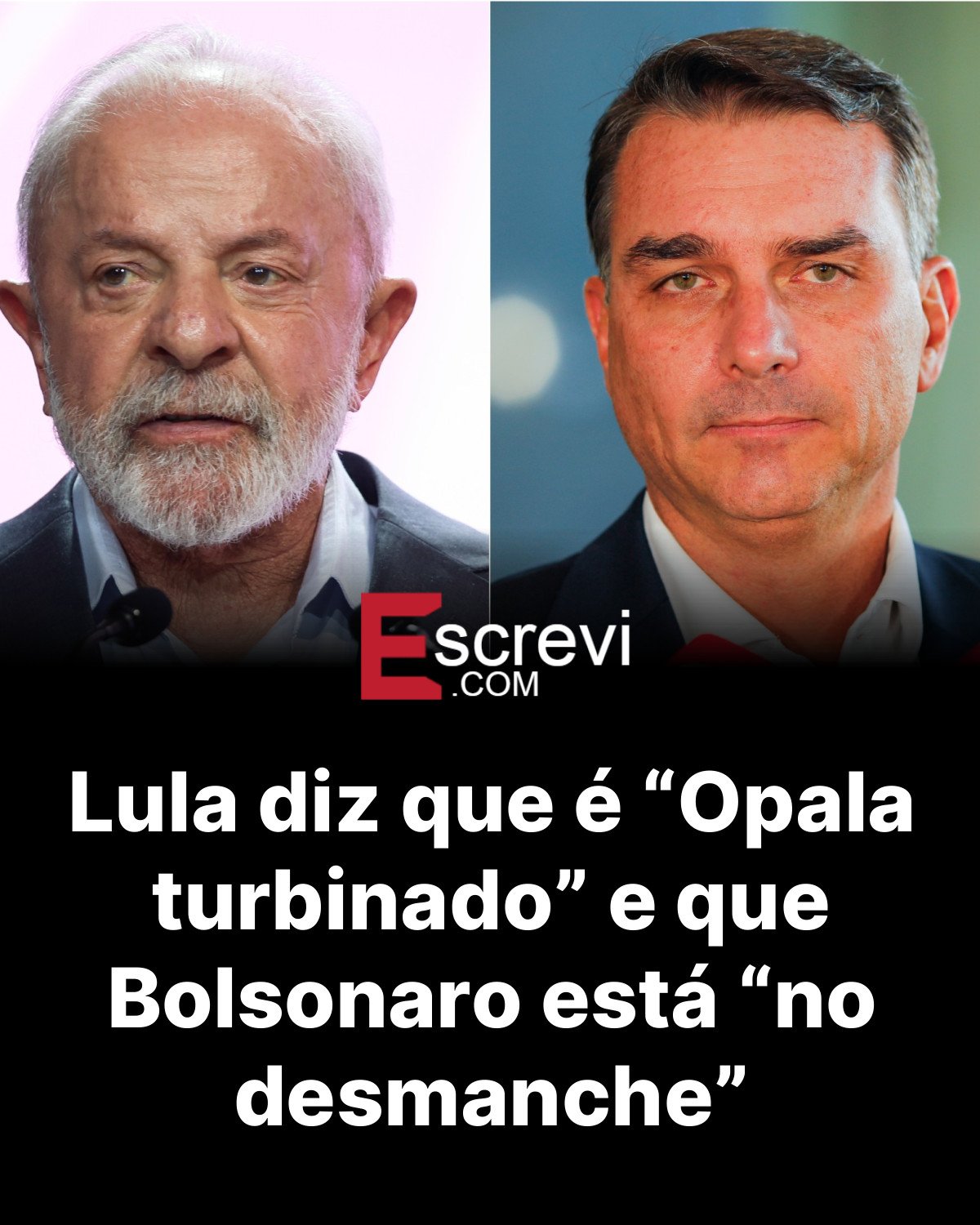 Lula diz que é “Opala turbinado” e que Bolsonaro está “no desmanche” card preto