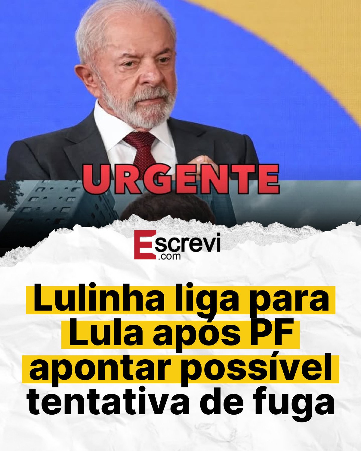 Lulinha liga para Lula após PF apontar possível tentativa de fuga card branco