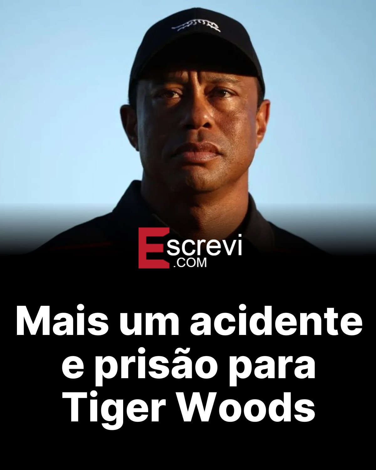 Mais um acidente e prisão para Tiger Woods card preto