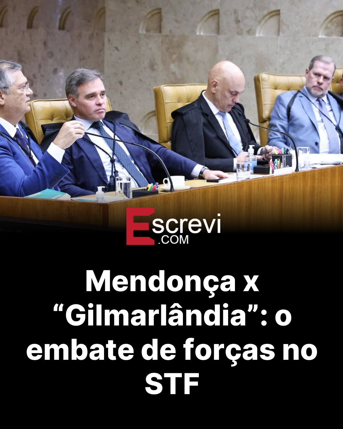Mendonça x “Gilmarlândia”: o embate de forças no STF card preto