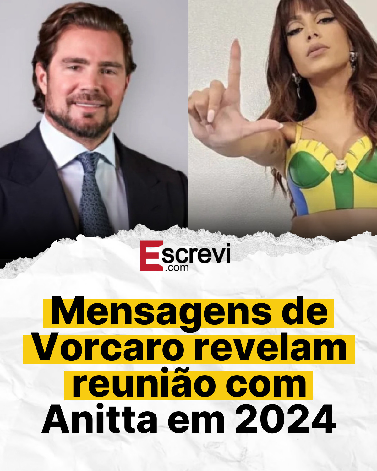 Mensagens de Vorcaro revelam reunião com Anitta em 2024 card branco