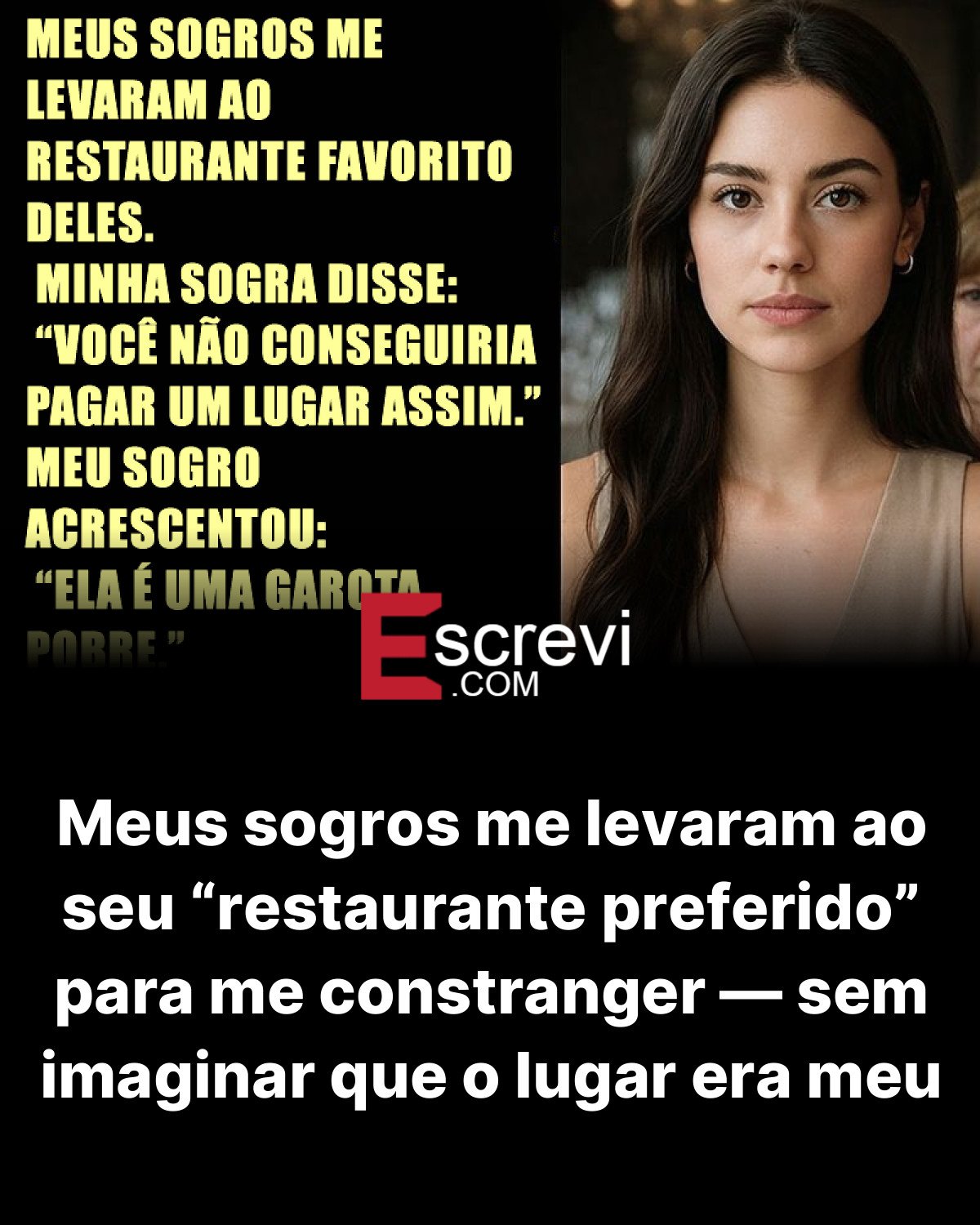 Meus sogros me levaram ao seu “restaurante preferido” para me constranger — sem imaginar que o lugar era meu card preto
