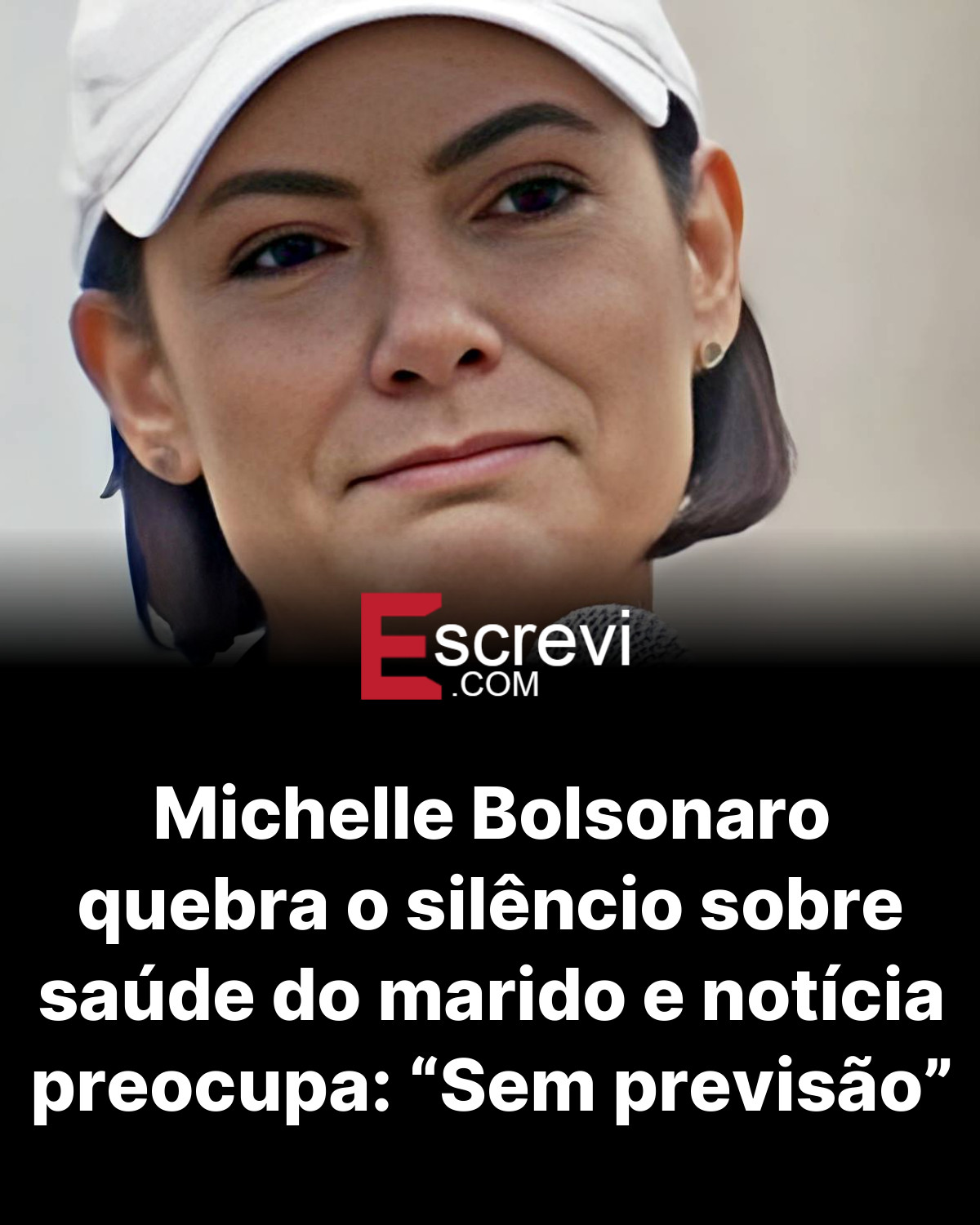 Michelle Bolsonaro quebra o silêncio sobre saúde do marido e notícia preocupa: “Sem previsão” card preto