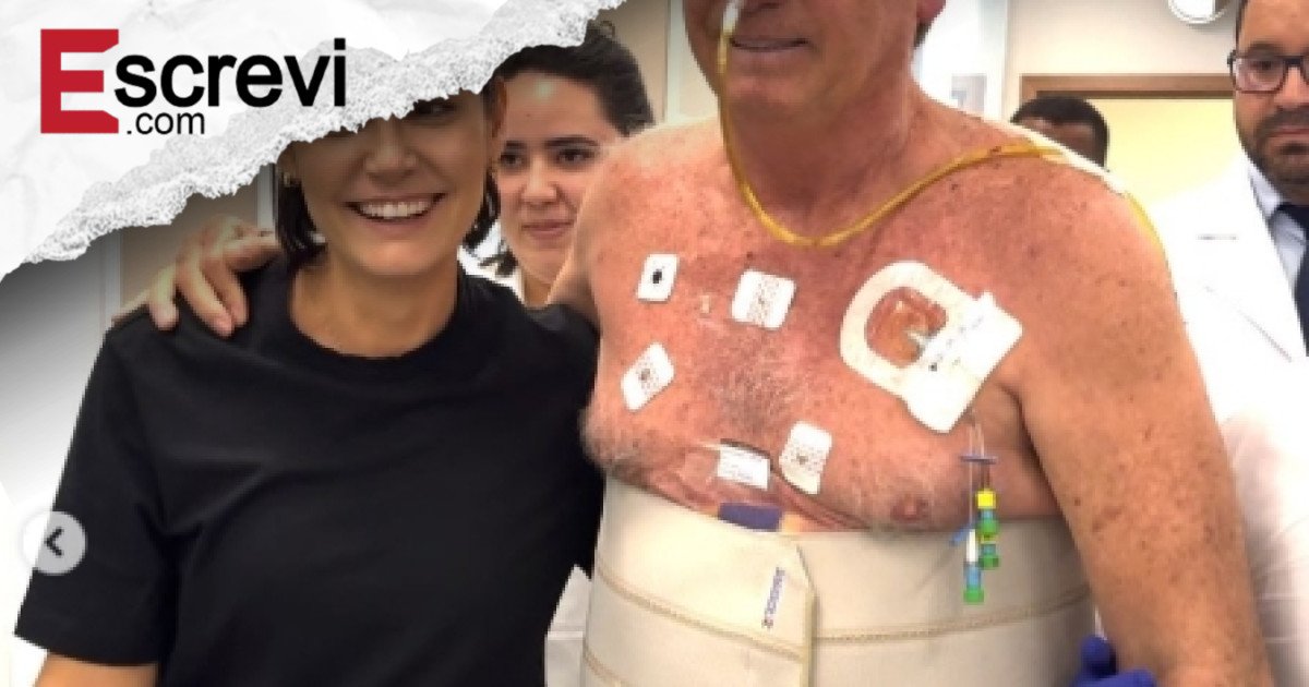 Michelle publica foto com Bolsonaro no hospital: “Seguirei cuidando do meu marido” imagem principal
