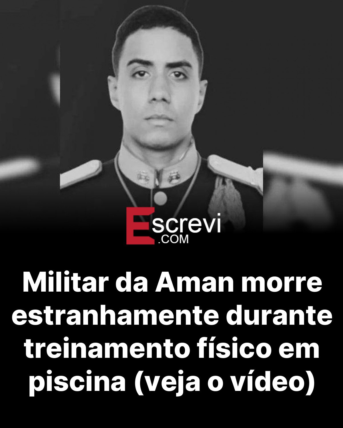 Militar da Aman morre estranhamente durante treinamento físico em piscina (veja o vídeo) card preto