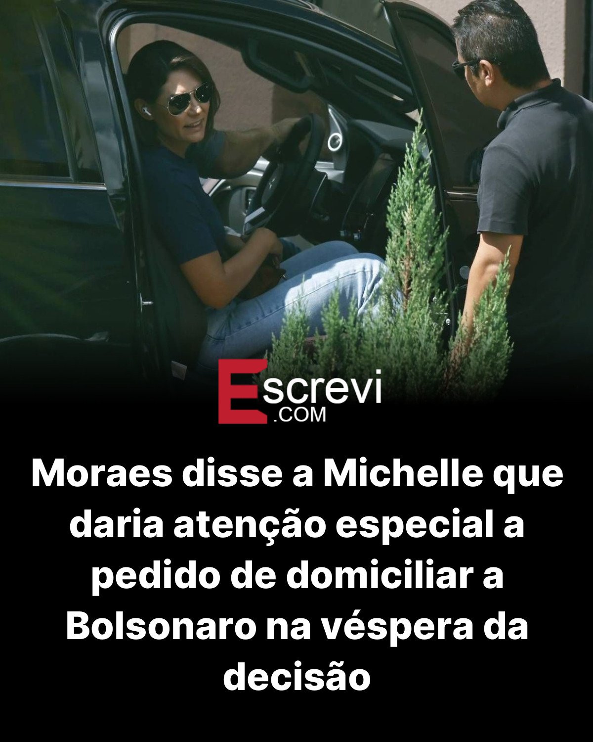 Moraes disse a Michelle que daria atenção especial a pedido de domiciliar a Bolsonaro na véspera da decisão card preto