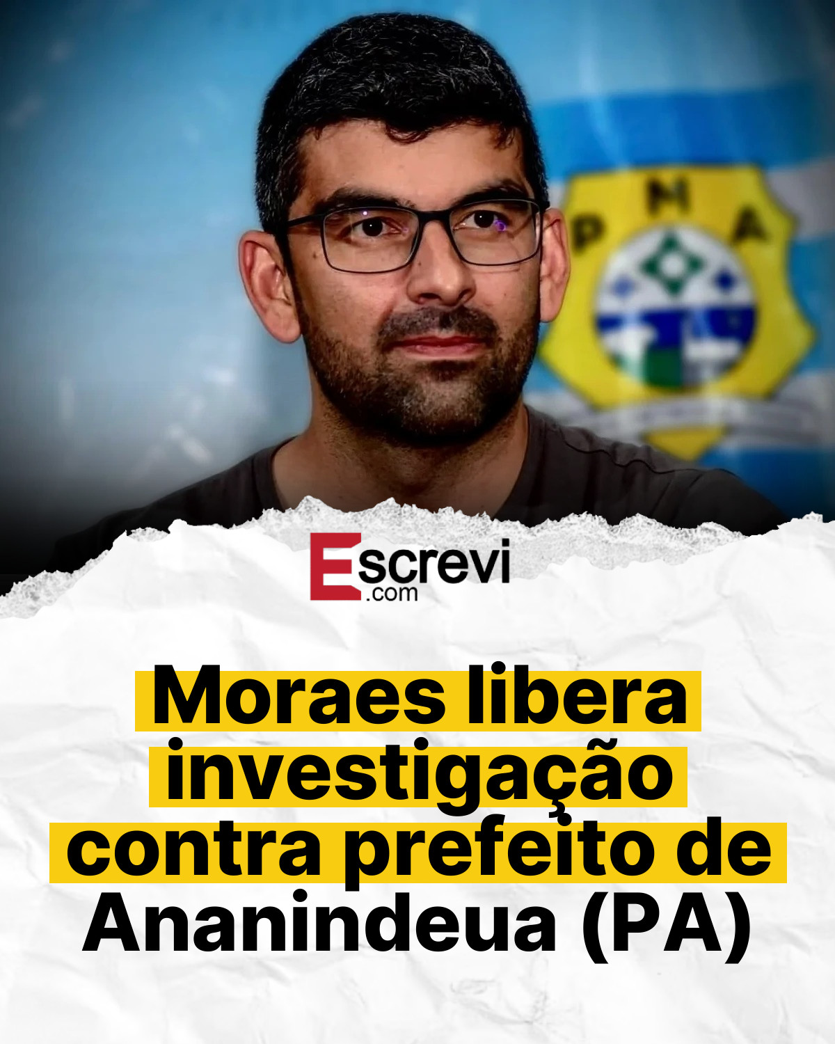 Moraes libera investigação contra prefeito de Ananindeua (PA) card branco
