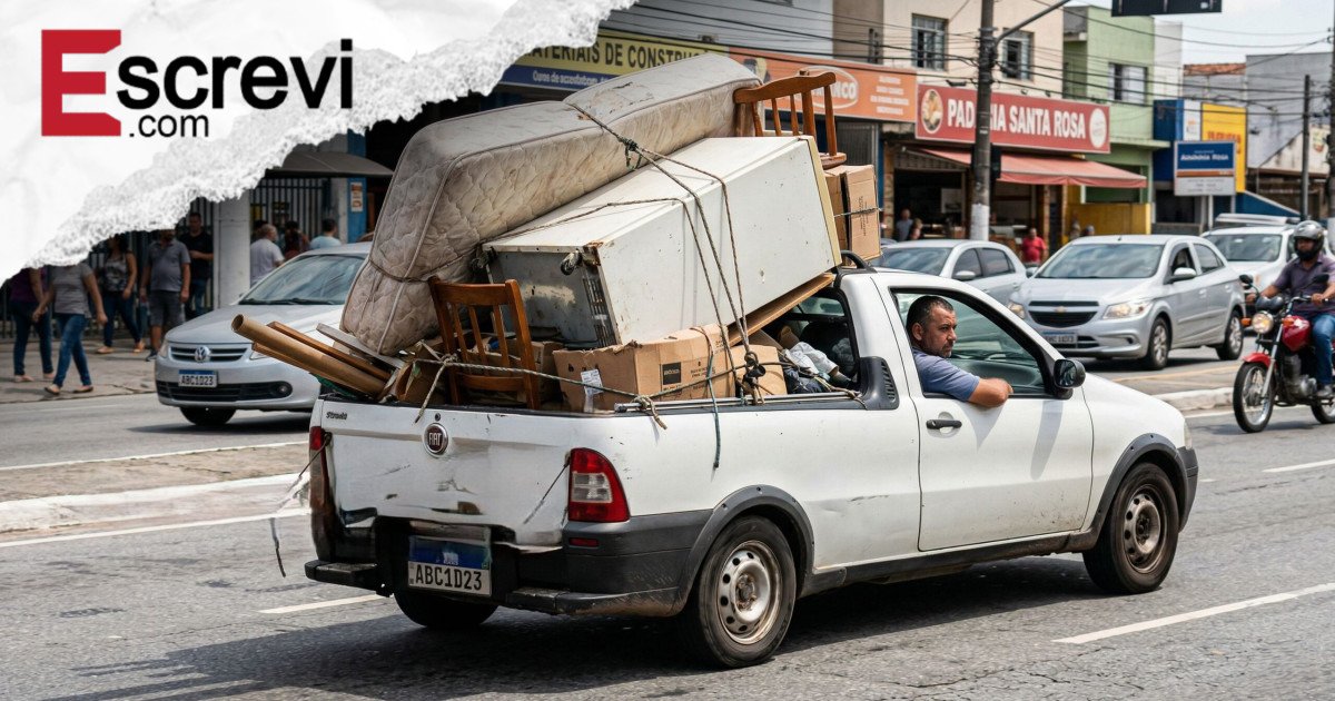 Motoristas que insistem em levar carga mal colocada no carro precisam conhecer o art. 231 do CTB imagem principal
