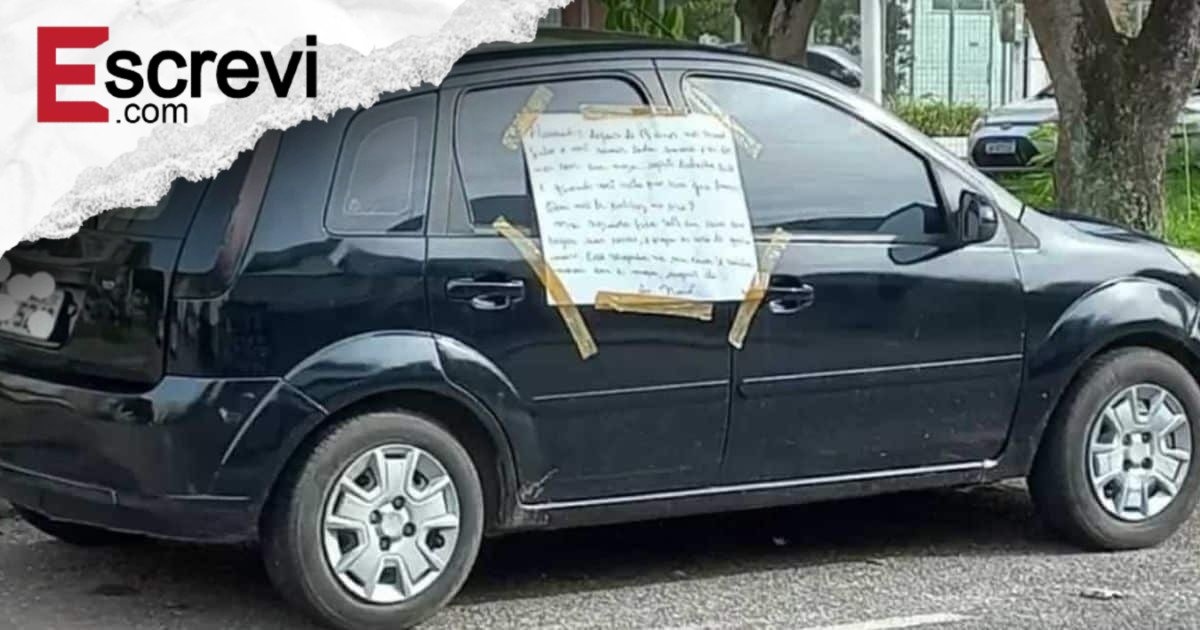 Mulher descobre traição e deixa recado surpreendente no carro do marido imagem principal