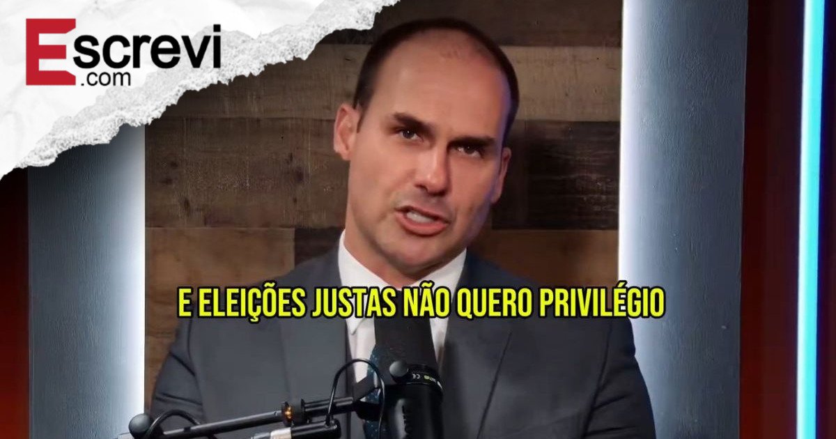 ‘Não quero privilégio, quero eleições limpas e justas no Brasil’, diz Eduardo Bolsonaro imagem principal