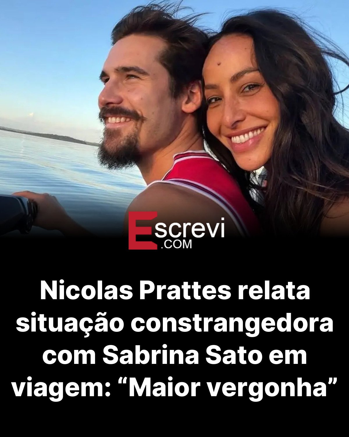 Nicolas Prattes relata situação constrangedora com Sabrina Sato em viagem: “Maior vergonha” card preto