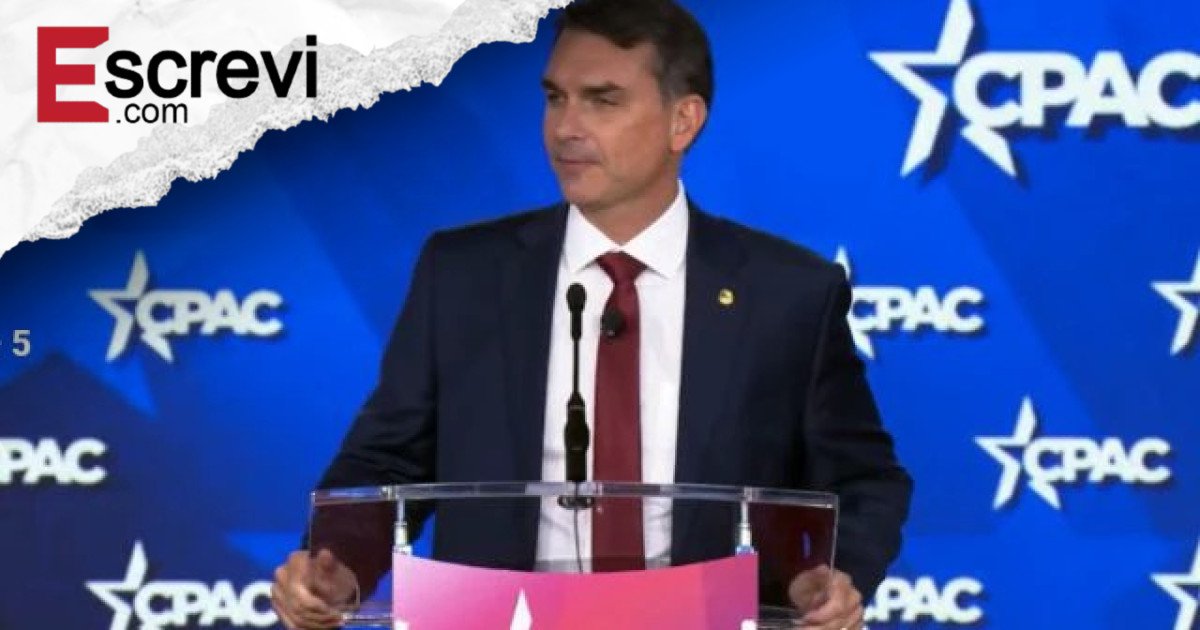 No CPAC, Flávio pede atenção dos EUA às eleições brasileiras imagem principal