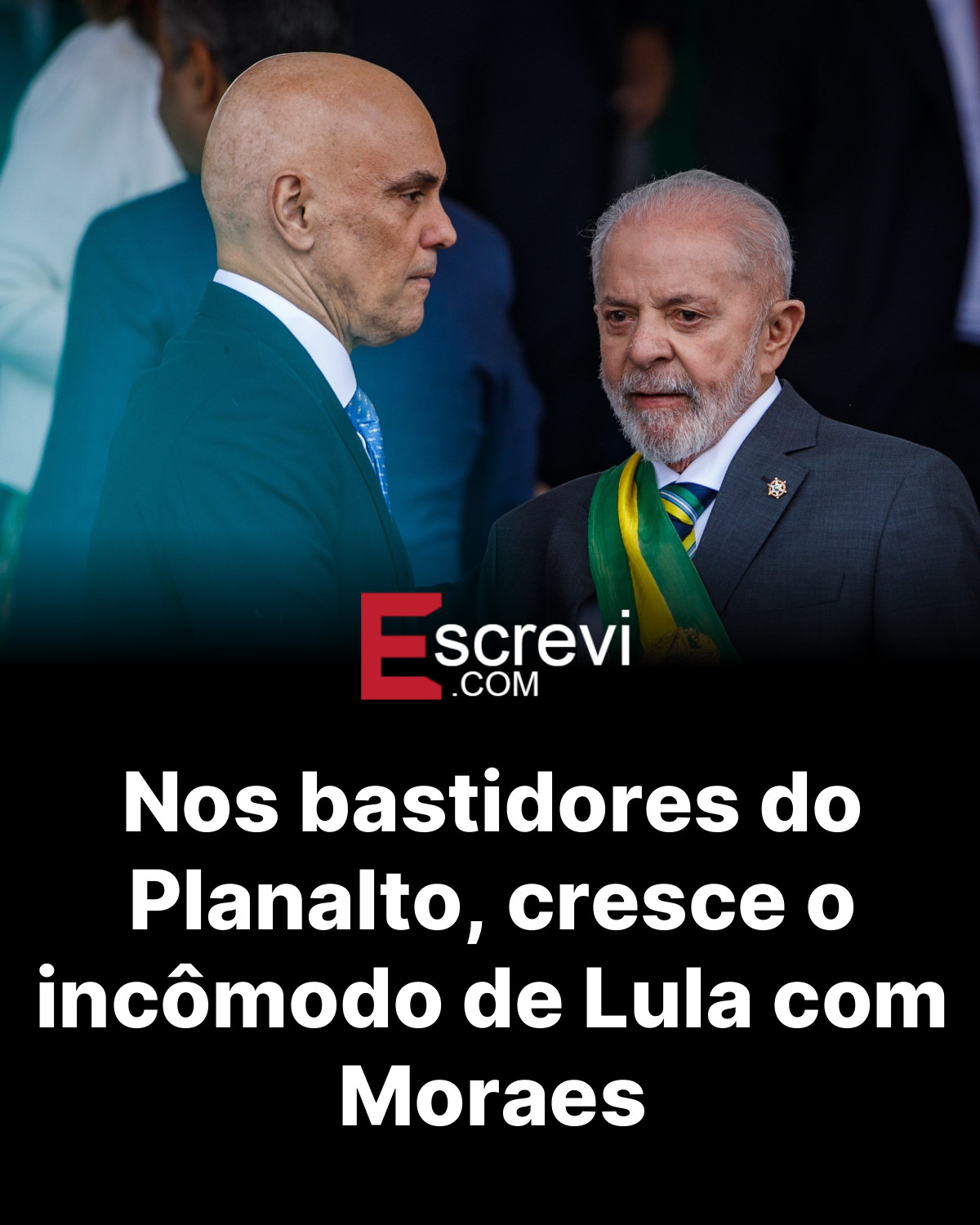 Nos bastidores do Planalto, cresce o incômodo de Lula com Moraes card preto