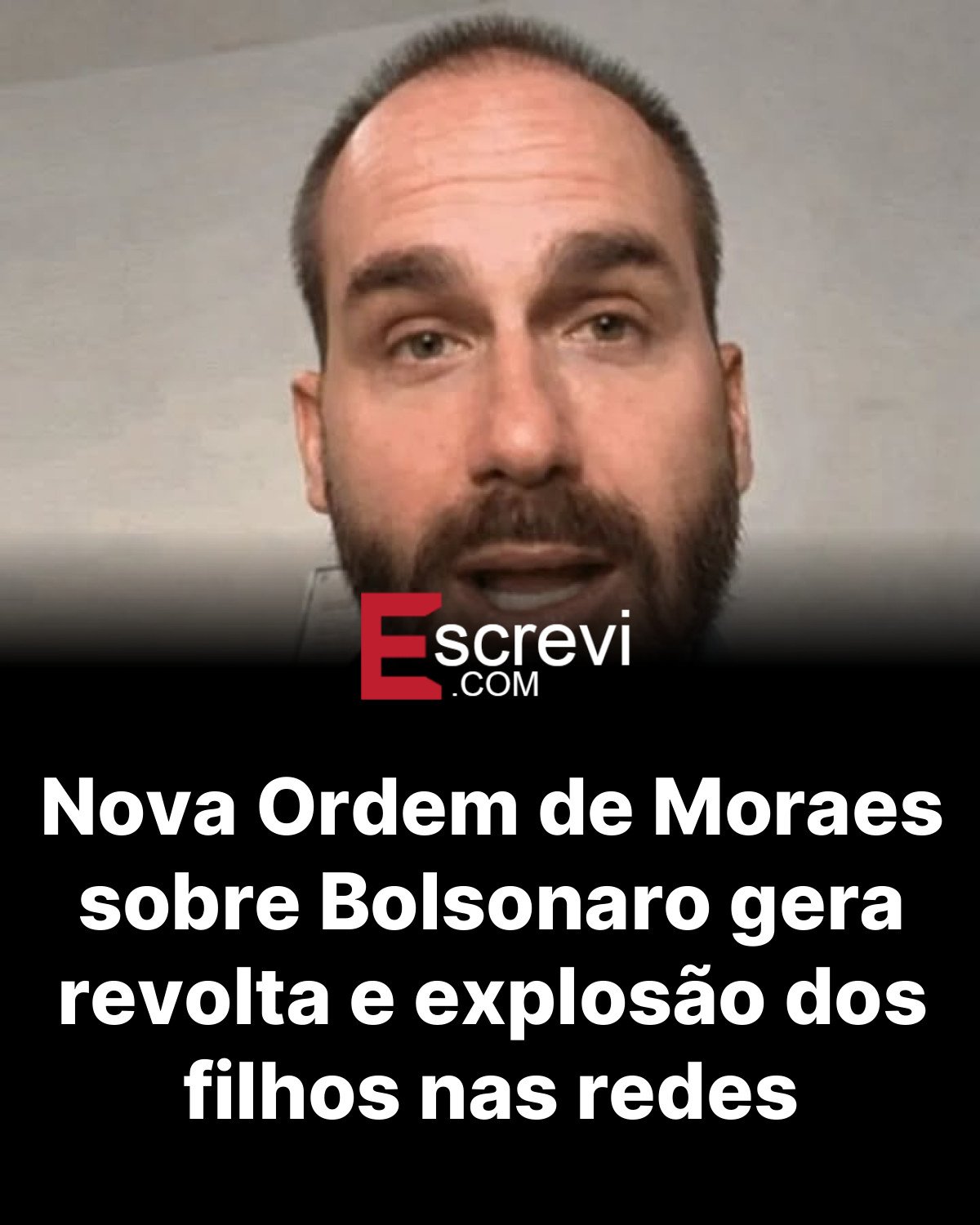 Nova Ordem de Moraes sobre Bolsonaro gera revolta e explosão dos filhos nas redes card preto