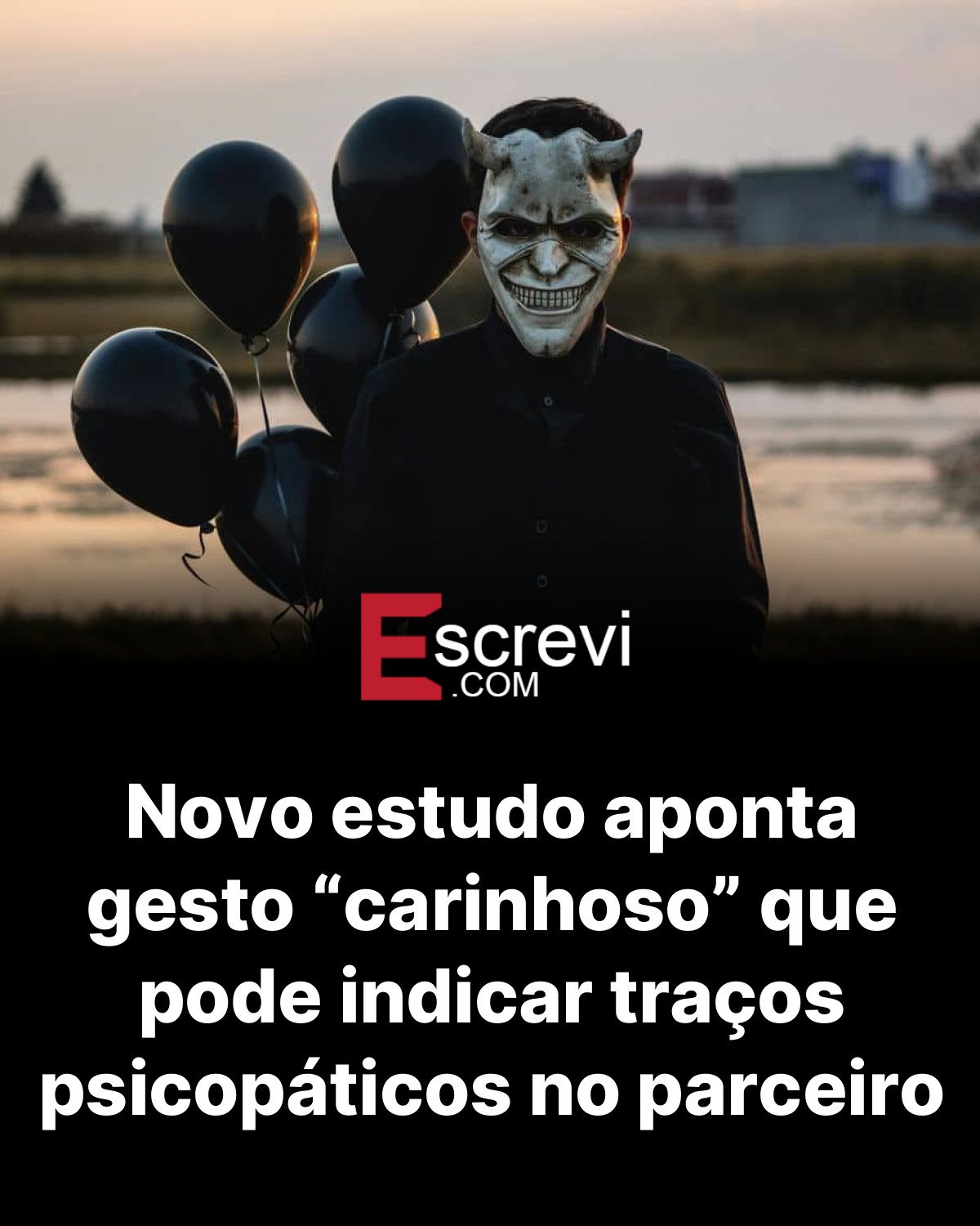 Novo estudo aponta gesto “carinhoso” que pode indicar traços psicopáticos no parceiro card preto