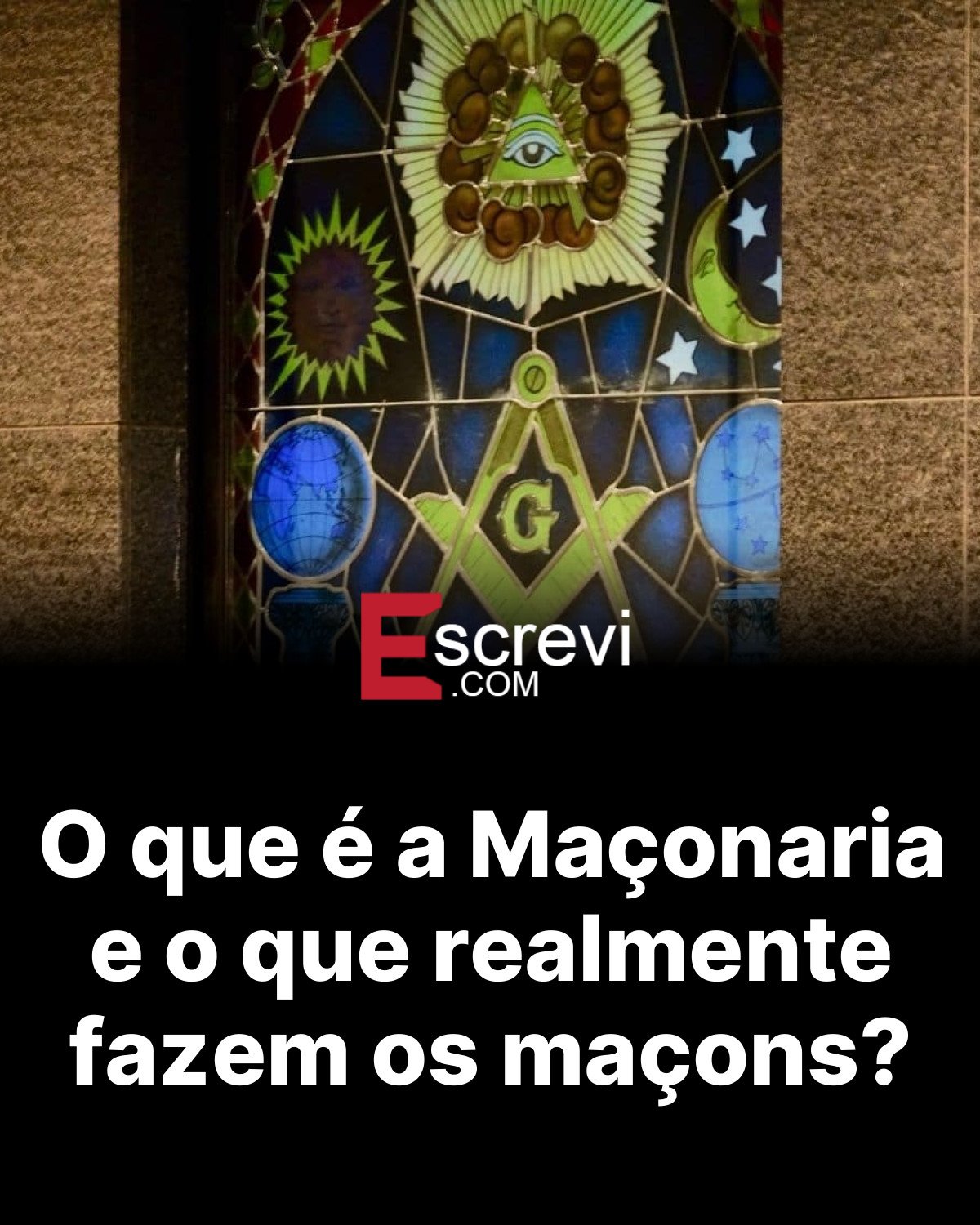 O que é a Maçonaria e o que realmente fazem os maçons? card preto