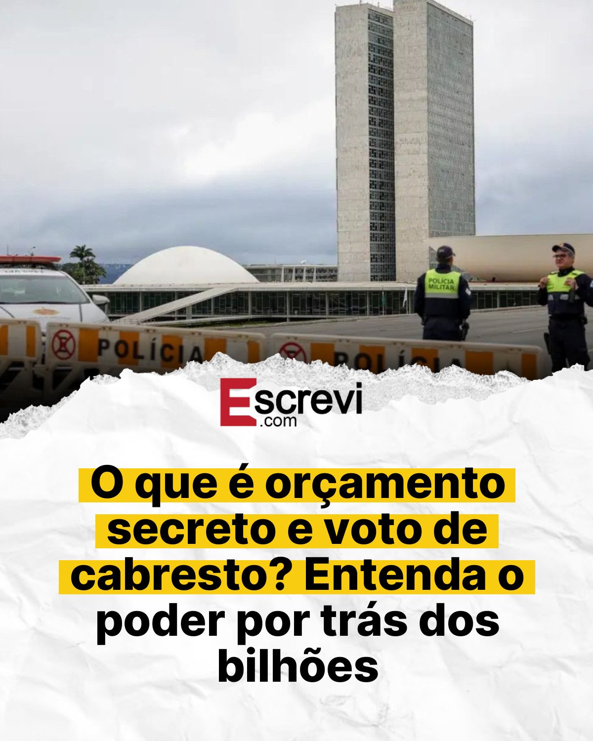 O que é orçamento secreto e voto de cabresto? Entenda o poder por trás dos bilhões card branco