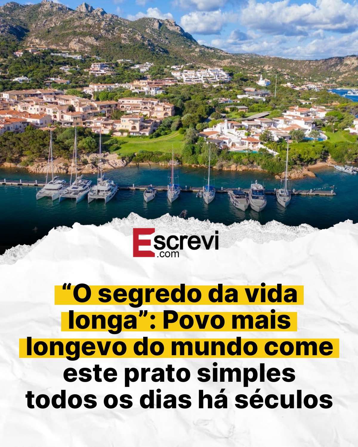 “O segredo da vida longa”: Povo mais longevo do mundo come este prato simples todos os dias há séculos card branco