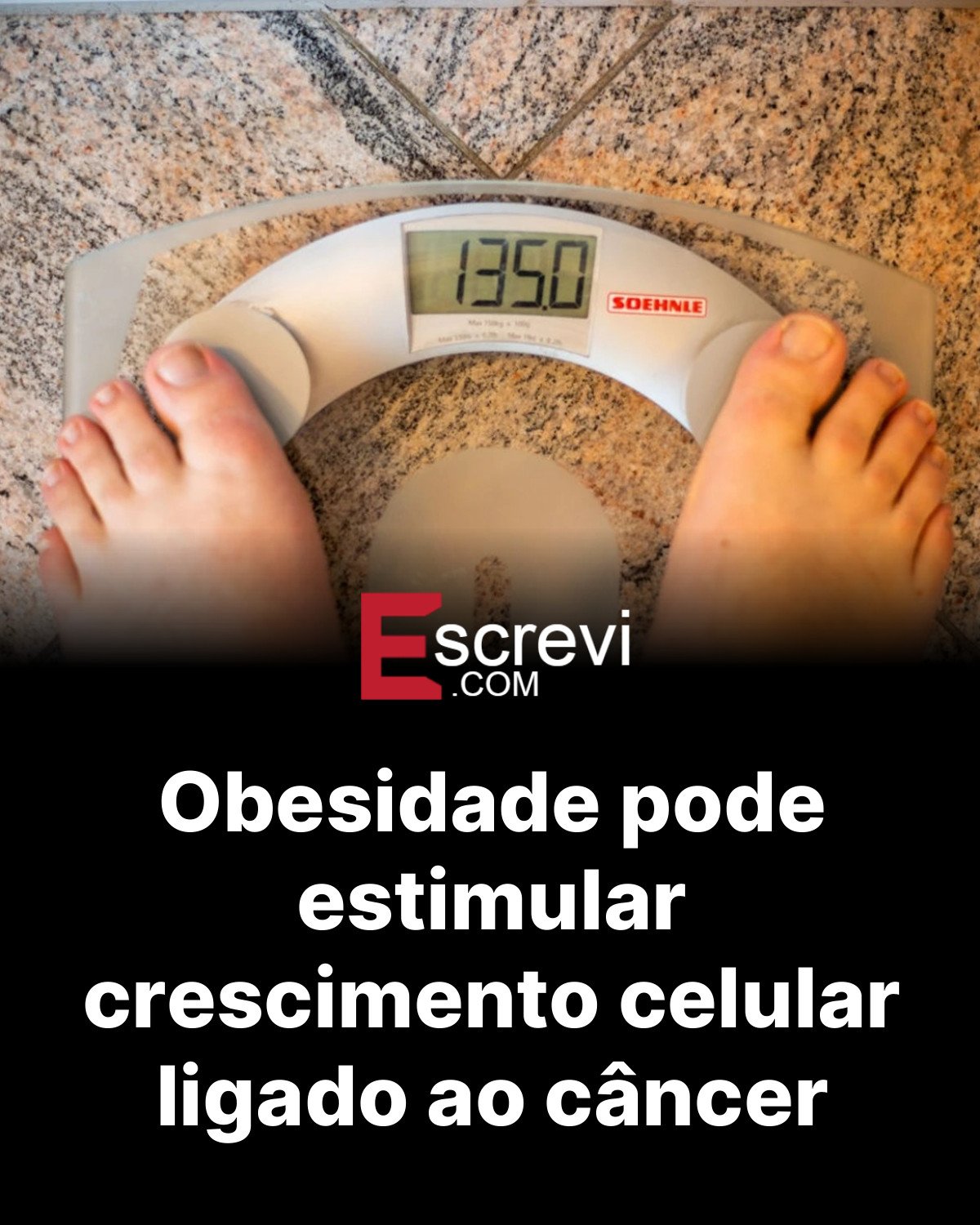 Obesidade pode estimular crescimento celular ligado ao câncer card preto