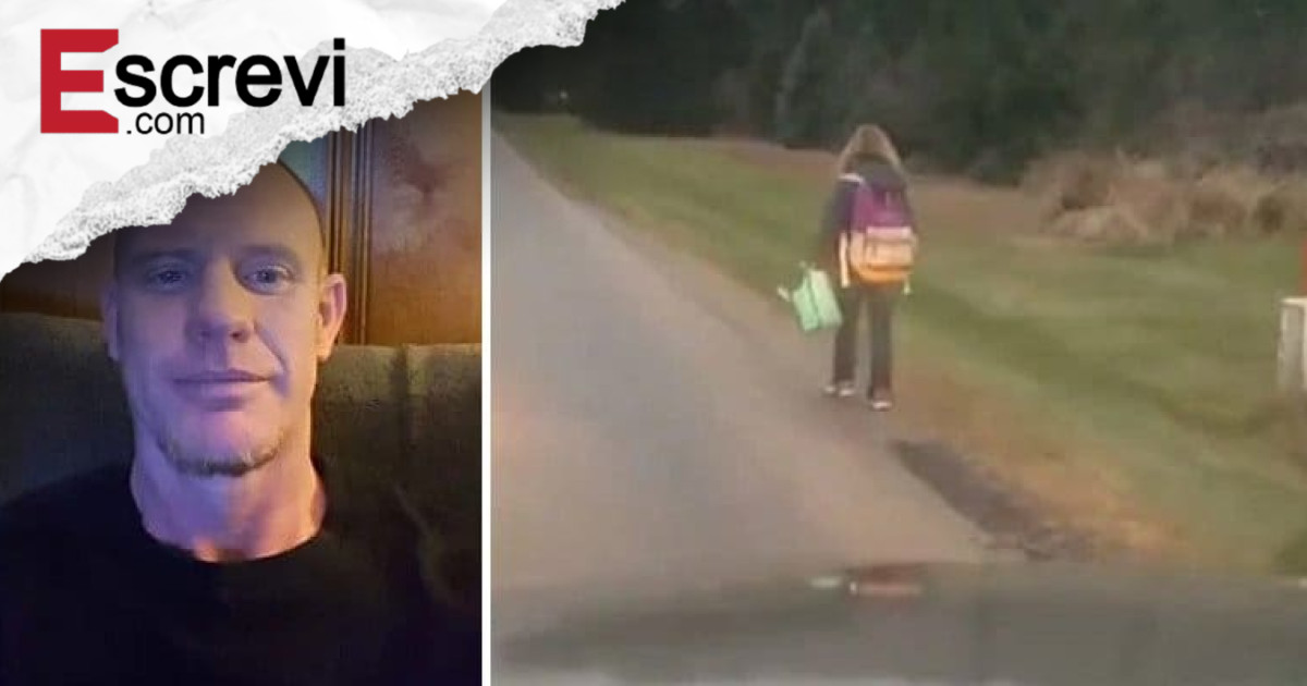 Pai faz filha caminhar 8 km, sob frio de 2°C, até a escola, porque praticou bullying imagem principal