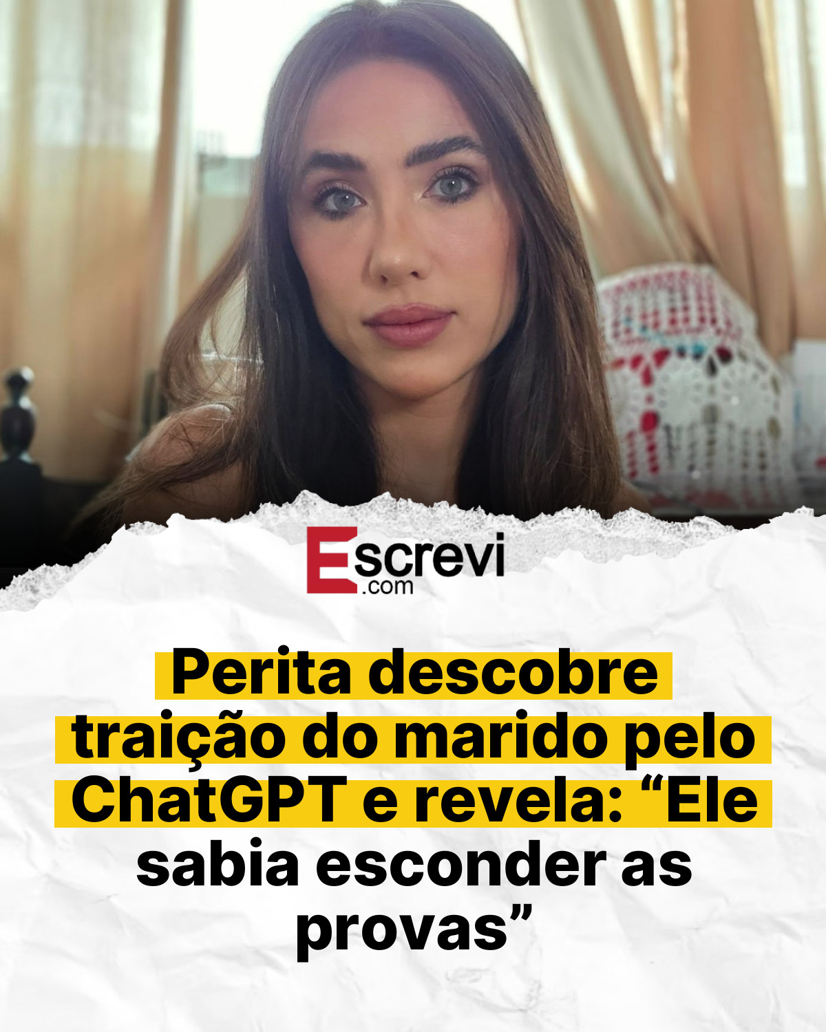 Perita descobre traição do marido pelo ChatGPT e revela: “Ele sabia esconder as provas” card branco