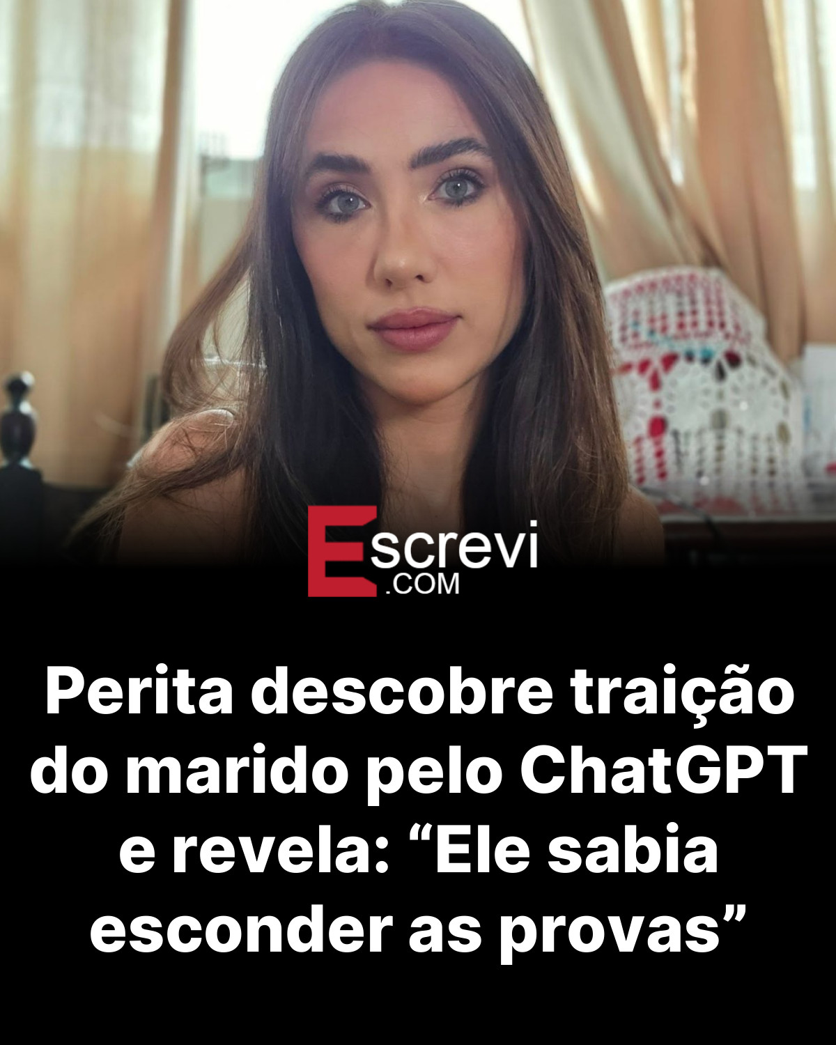 Perita descobre traição do marido pelo ChatGPT e revela: “Ele sabia esconder as provas” card preto