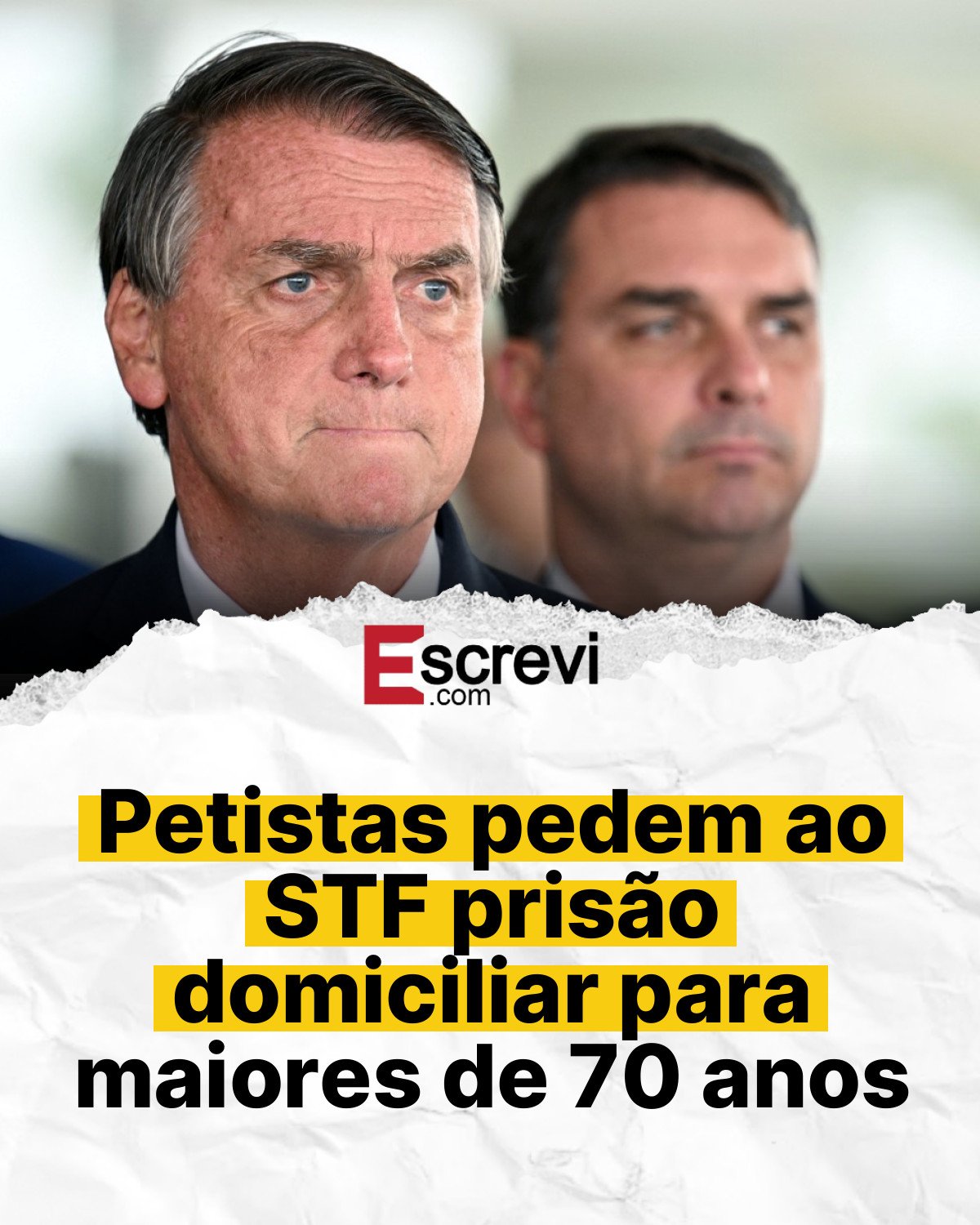 Petistas pedem ao STF prisão domiciliar para maiores de 70 anos card branco