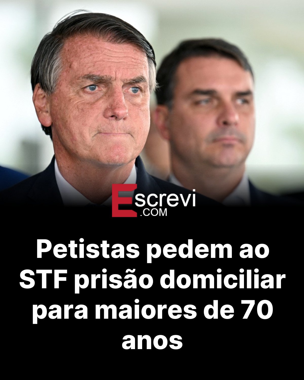 Petistas pedem ao STF prisão domiciliar para maiores de 70 anos card preto