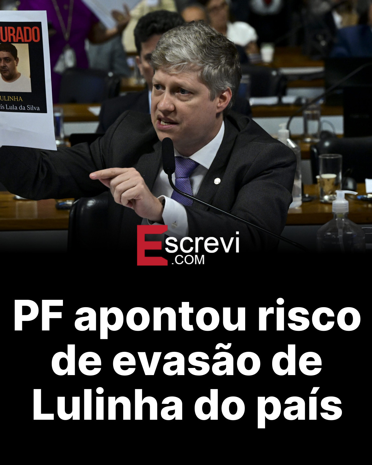 PF apontou risco de evasão de Lulinha do país card preto